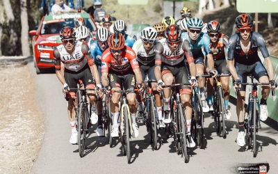 De la Cruz s'ha mostrat durant tota La Vuelta entre els millors | Bettini Photo - UAE Team